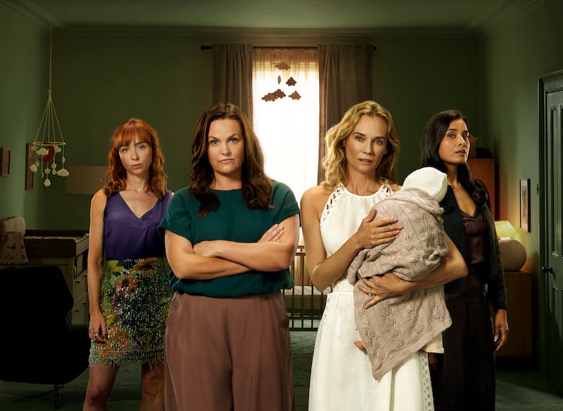 Little Disasters: Emily Taaffe, Jo Joyner, Diane Kruger and Shelley Conn. Photograph: Roughcut/Paramount Global