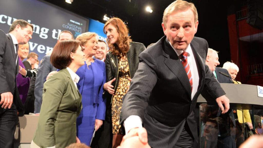 Taoiseach Enda Kenny at the Fine Gael National Conference in Castlebar last weekend. Photograph: Dara Mac Dónaill/The Irish Times