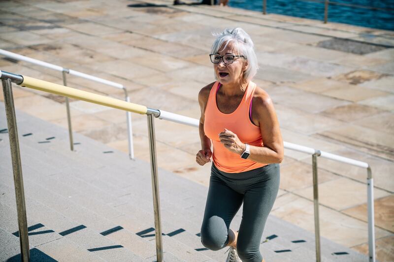 Step-ups: 'Work your quads, glutes, calves and hamstrings'