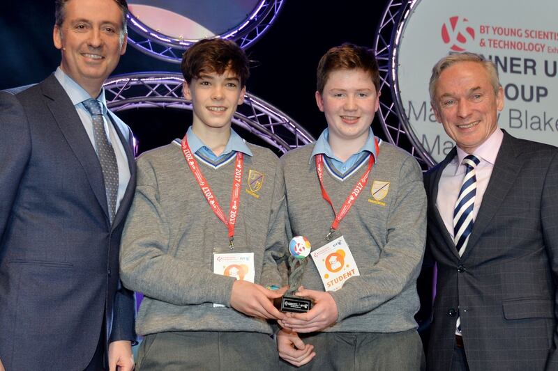BT Young Scientist exhibition: Category winners