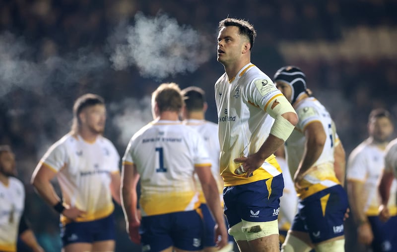 James Ryan during Leinster's Champions Cup game against Leicester last weekend. Photograph: James Crombie/Inpho