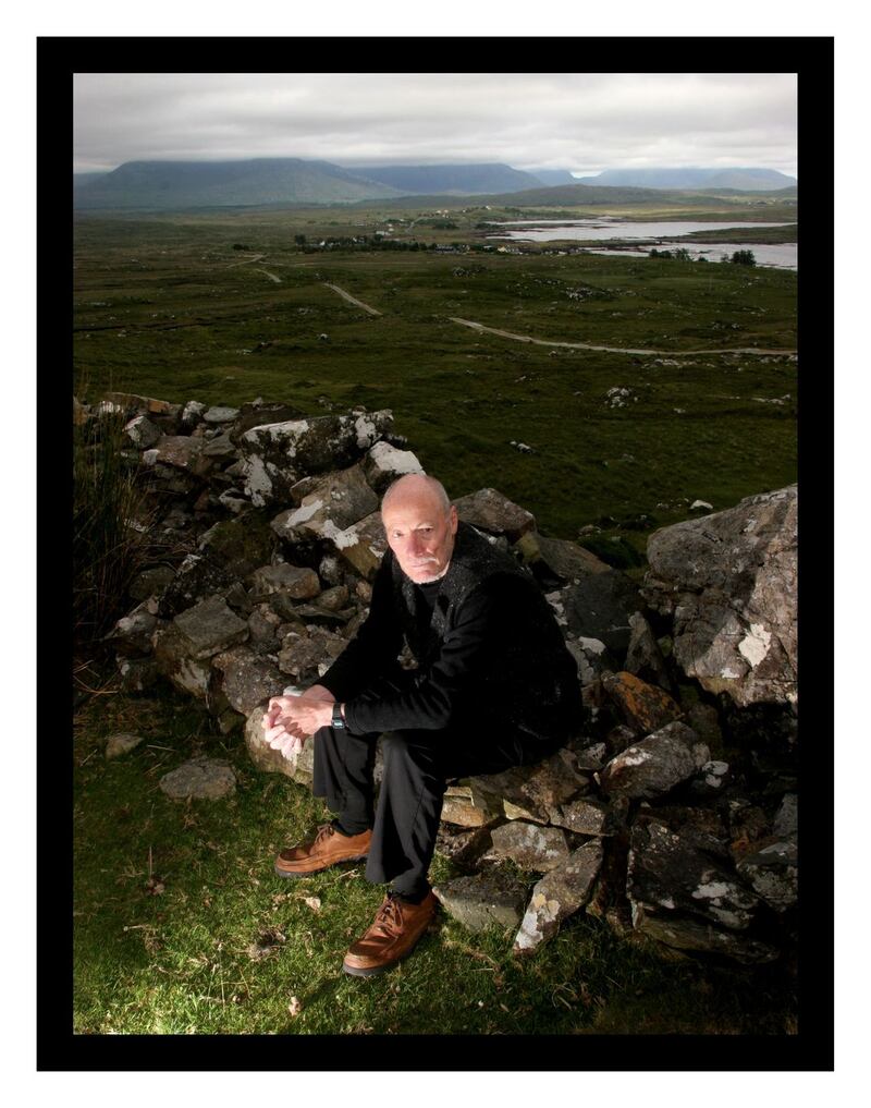 Author Tim Robinson pictured near Roundstone, Connemara, Co Galway.  Photograph: Brian Farrell
