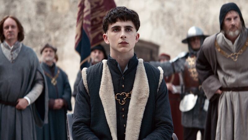 Timothée Chalamet in The King