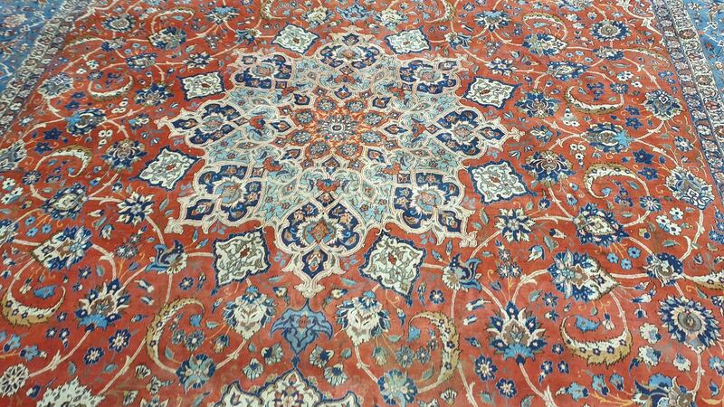 Extra-large Afshar carpet €2,000- €4,000 Sean Eacrett