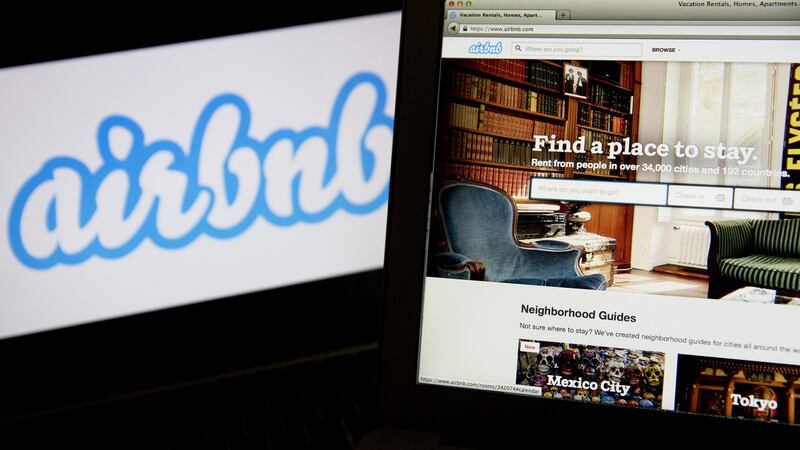Airbnb’s popularity has eaten into the supply of properties for rent in Dublin - figures suggest there may be as many as five times properties on Airbnb as there are on Daft.ie. (Photograph: Andrew Harrer/Bloomberg via Getty Images)