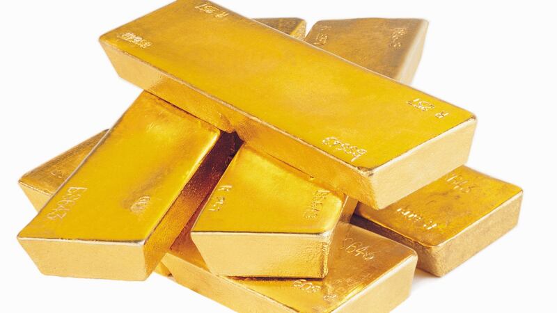 Donegal:  43 tonnes of gold bullion were recovered after the sinking of the SS Laurentic in  1917.  Photograph: Getty