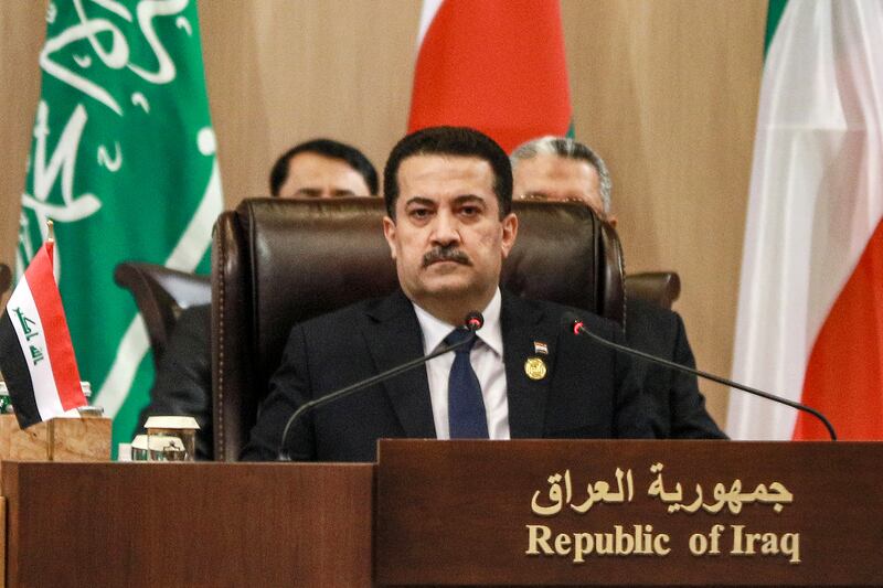Iraqi Prime Minister Mohamed Shia al-Sudani was at first presumed to be Iran’s man, but has struck a pragmatic note. Photograph: Khalil Mazraawi/Getty Images