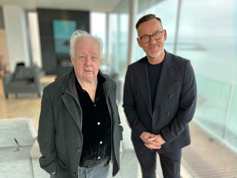 Keys To My Life: Jim Sheridan and Brendan Courtney. Photograph: RTÉ