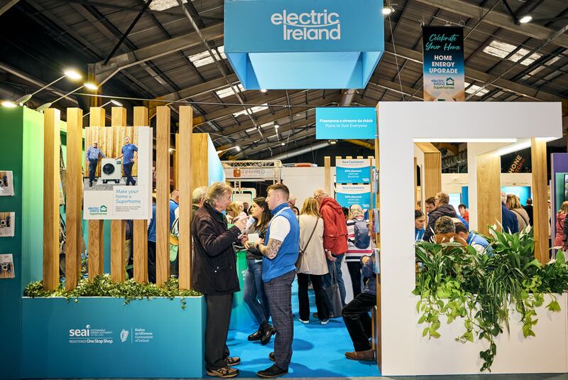 The Electric Ireland Superhomes Home Energy Upgrade Pavilion, (stand R38), provides free consultations on SEAI grants and incentives