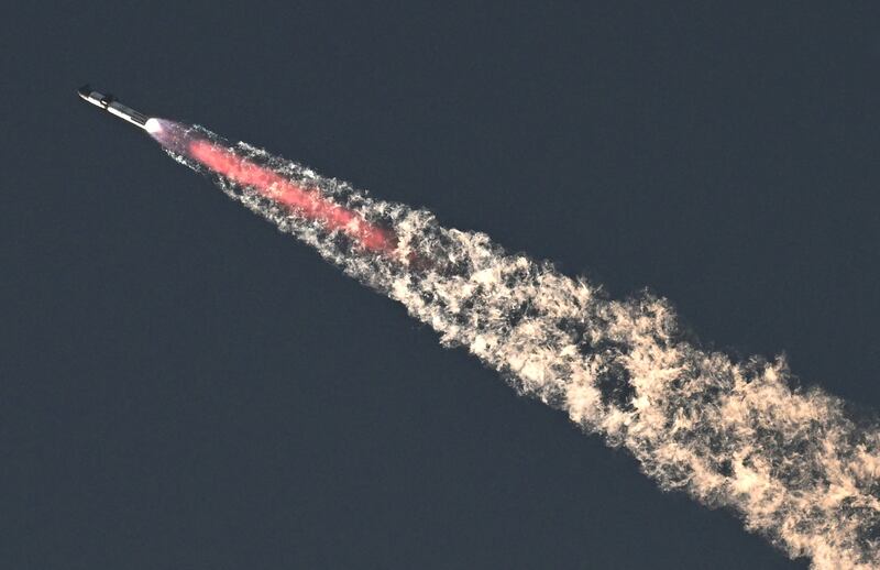 SpaceX's Starship rocket launches from Starbase on November 18th. Photograph: Timothy A Clary/AFP 