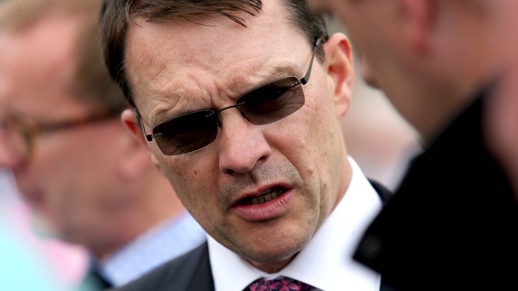 Aidan O’Brien could target a second success in this Friday’s Bets365 Classic Trial at Sandown. Photo: Inpho