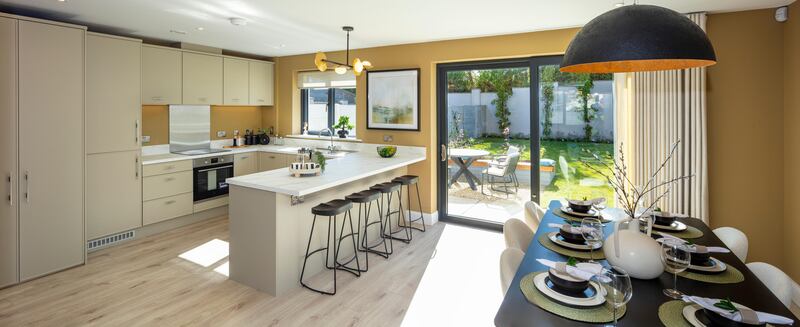 Kitchen with island