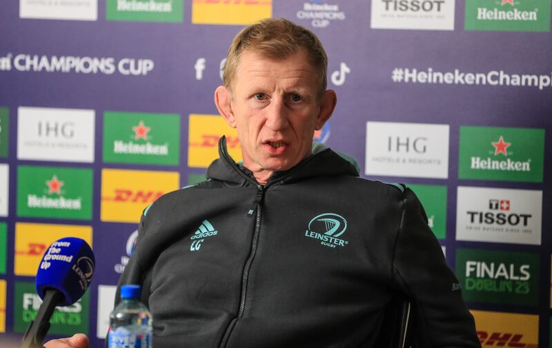 Mick Dawson also credits Leo Cullen (above) for demanding change at Leinster after his sojourn to Leicester. Photograph: INPHO/Evan Treacy                                       