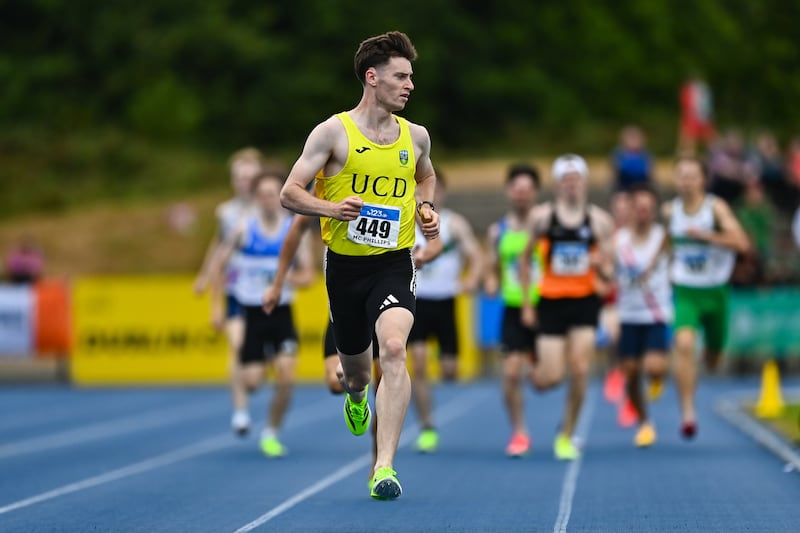 Cian McPhillips ready to make his mark on European Championship 800m