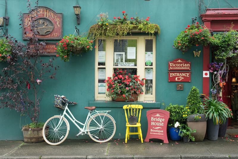 A bed and breakfast and shop in Skibbereen. Photograph: Roseanne Olson/Getty