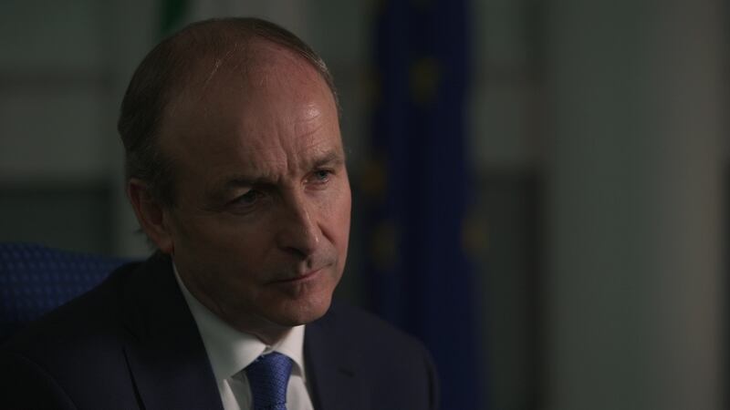 Micheál Martin  in a still from the programme