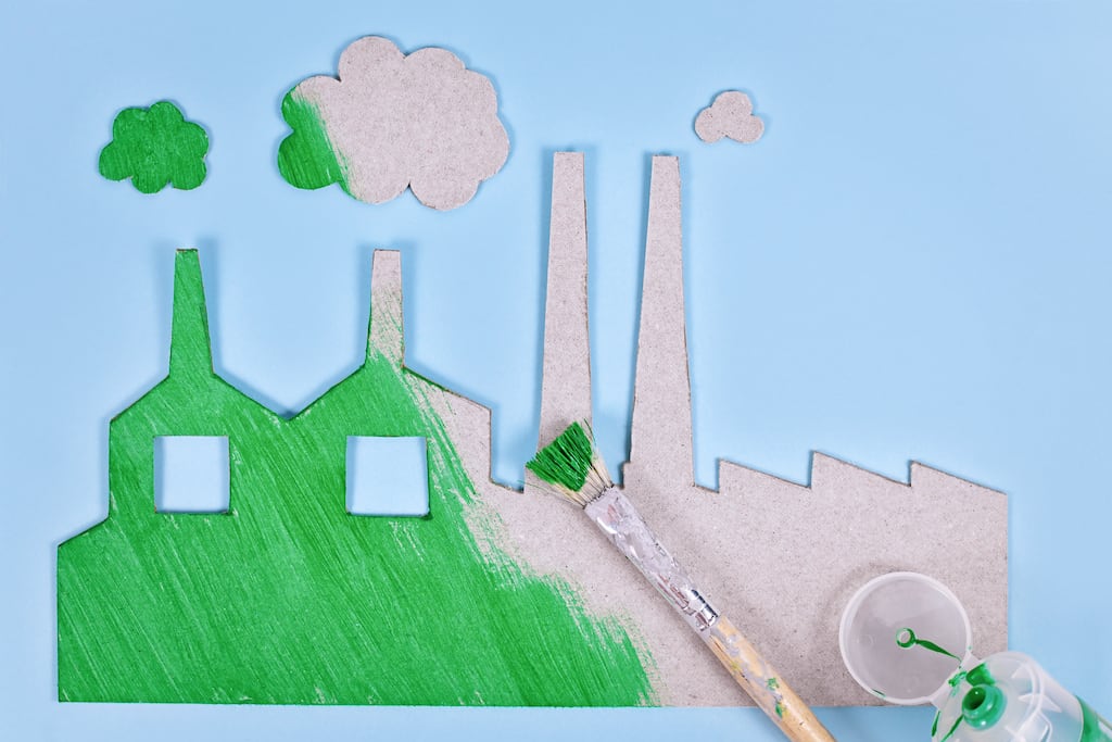 Greenwashing relates to false "environmentally friendly" claims made by companies. Illustration: iStock