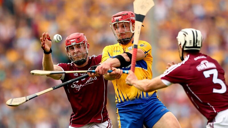 John Conlon: Galway worked on small details to reduce the Clare star’s  potential scoring threat during the 2018 semi-final. They succeeded and managed to scrape a wafer-thin victory by one point in the replay. Photograph: James Crombie/Inpho