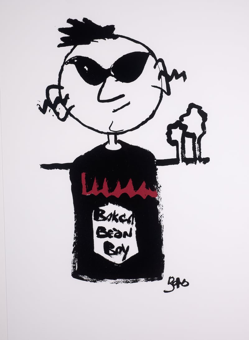Baked Beans Boy (€300-€500), the Self-Portrait by Paul Hewson (Bono)