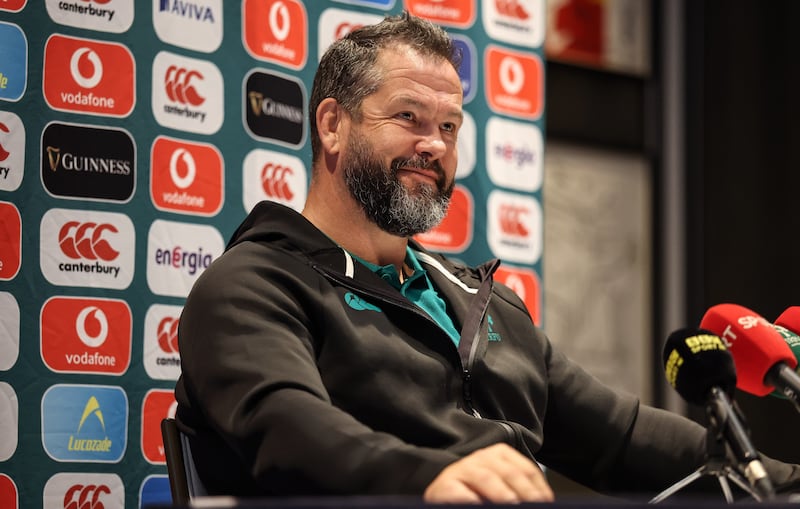 Andy Farrell: 'I think if you’re in a good place mentally, physically, the body will follow. Photograph: Inpho