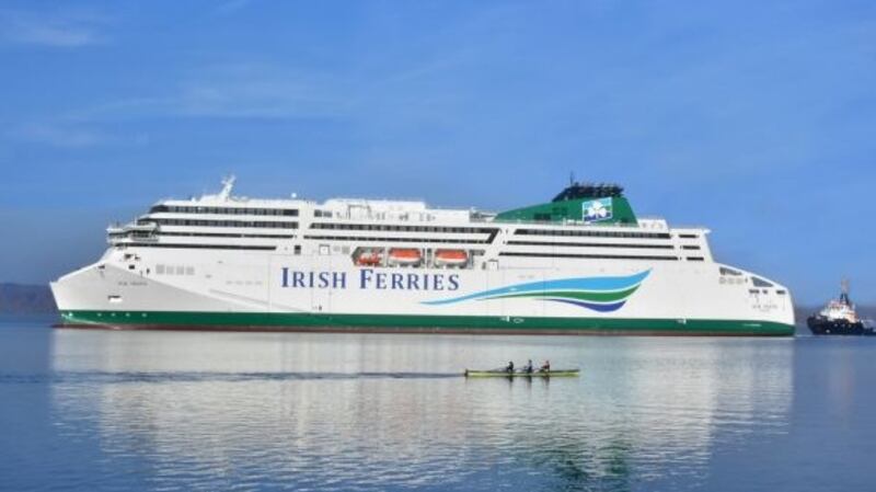 Irish  Ferries’ newest ship, the WB Yeats.