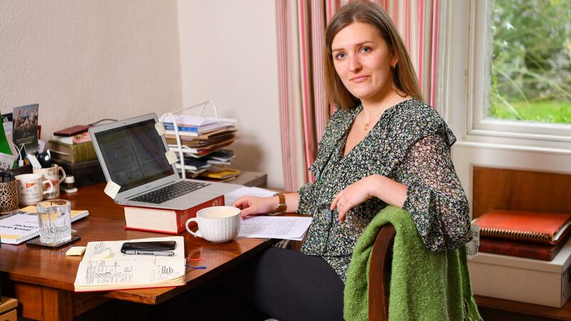 Occupational therapist Naomi Algeo at her home office in Ballingarry, Co Tipperary. Photograph: Diarmuid Greene