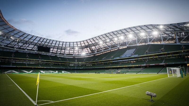 Ireland play Denmark at the Aviva Stadium on Monday. Photograph: Oisin Keniry/Inpho