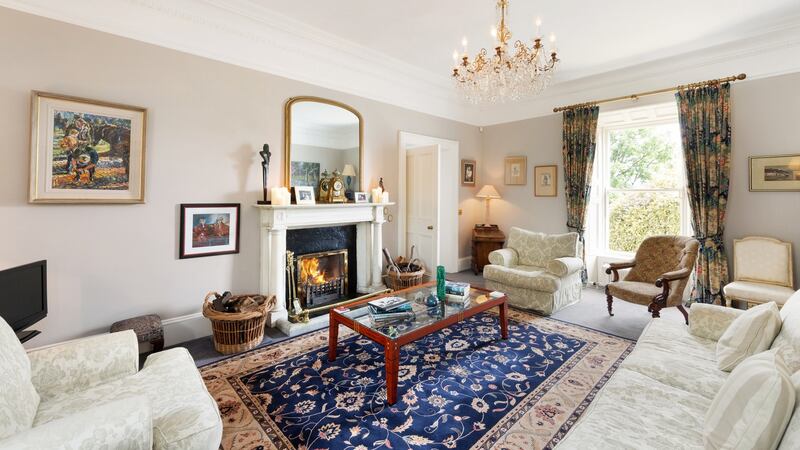 The drawingroom at Albert House, Victoria Road, Dalkey, Co Dublin