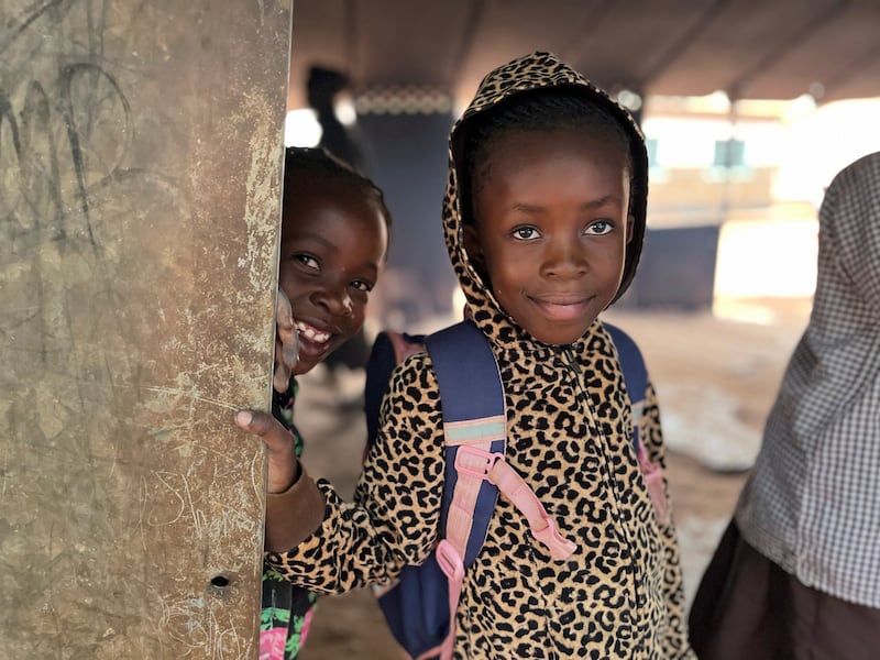 Ina Samisa (7) gets one meal a day at Gwembe Primary School under the schools feeding programme