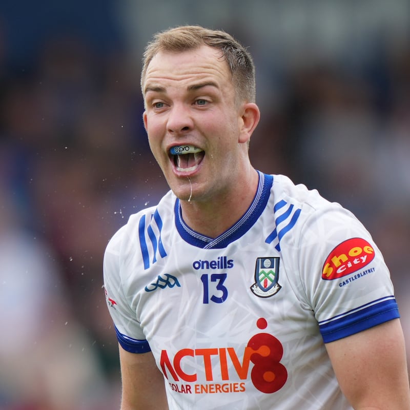 Jack McCarron of Monaghan. Photograph: James Lawlor/Inpho