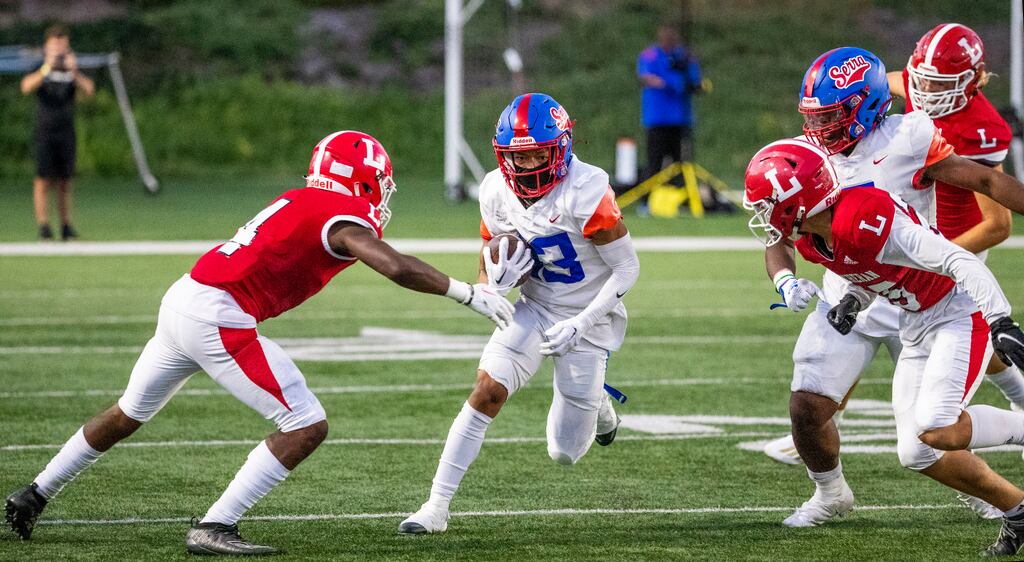 The average American high school player today is significantly bigger and stronger than in previous generations. Photograph: Allen J Schaben/Los Angeles Times/Getty