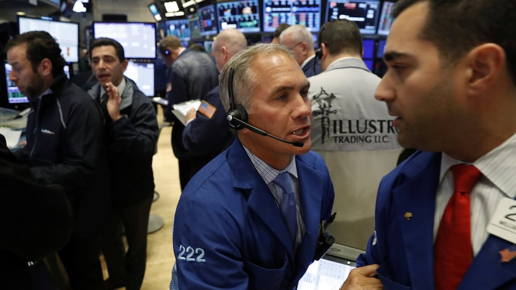 The New York Stock Exchange: Market uncertainty is expected to continue for some time. Photograph: Lucas Jackson/Reuters
