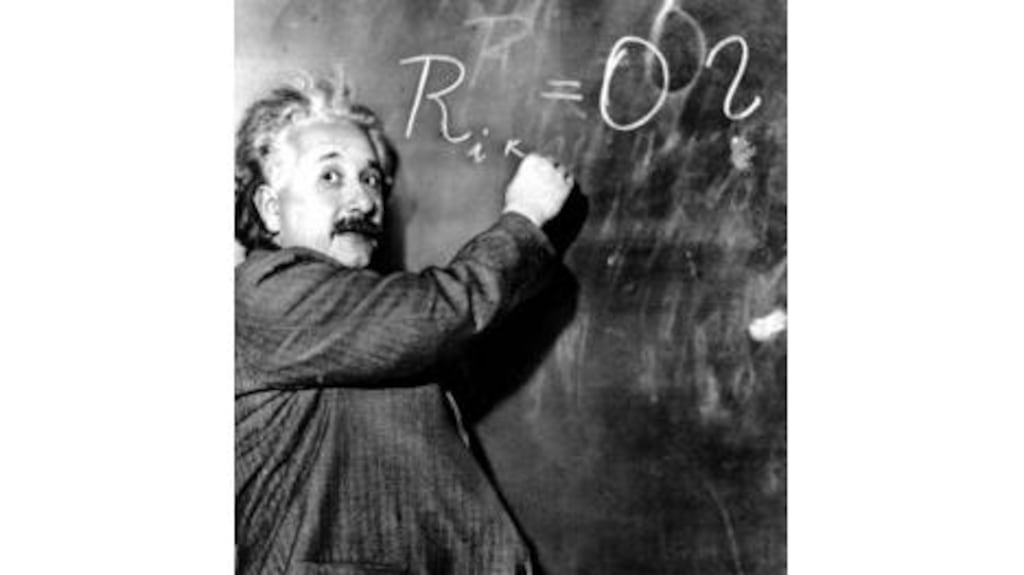 Albert Einstein was initially dismissive of mathematics