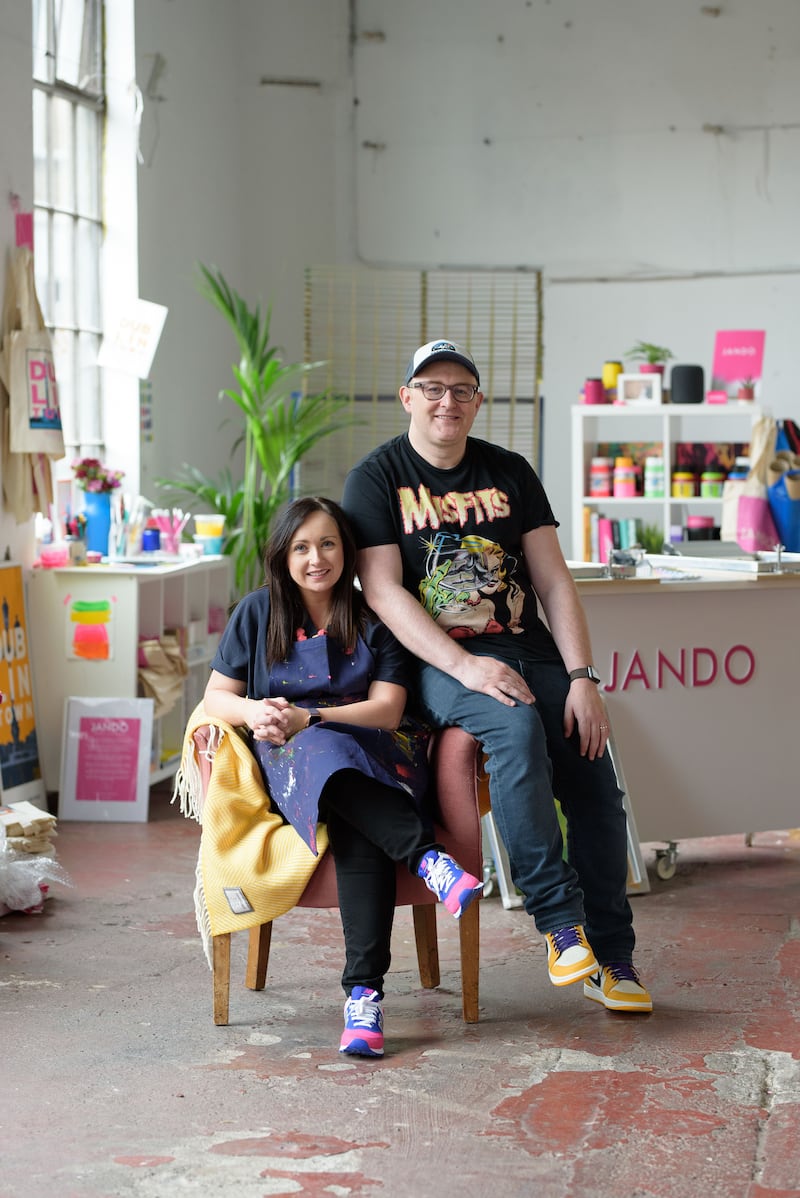 JANDO founders Julie and Owen McLoughlin.