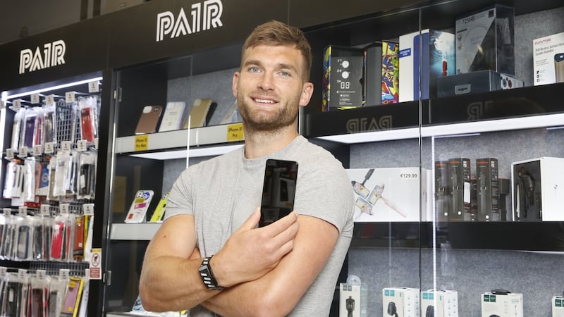 Aidan O’Shea tells a story of how he broke his phone sea-swimming in the peak of lockdown, leaving him disconnected from his loved ones: “at that point in March, I was relying on it for a big part of my social life and connection to loved ones, so I was worried about how long it was going to take to get it fixed.” Pair Mobile returned his phone back to him, good as new, within 24 hours. Photograph: Leon Farrell / Photocall