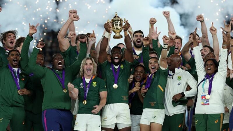 Only South Africa and England benefit from the importance the scrum can have on a game. Photograph:  David Rogers/Getty Images