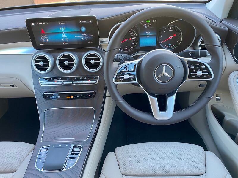 Interior of car
