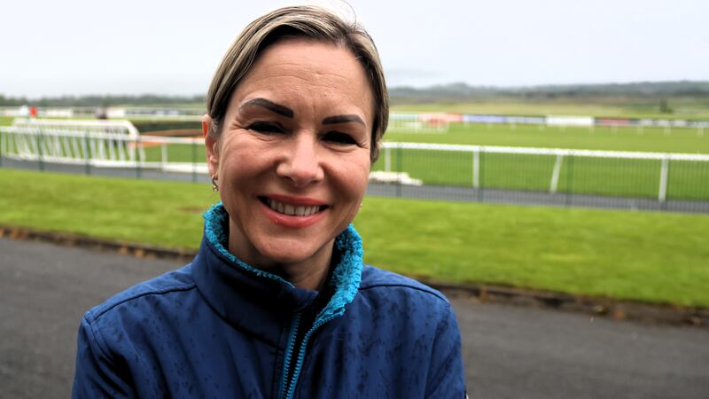 Lumi Panaite Fahey, pictured at Punchestown Racecourse, was elected as a Fine Gael councillor for Celbridge local electoral area on Saturday. Photograph: Ronan McGreevy