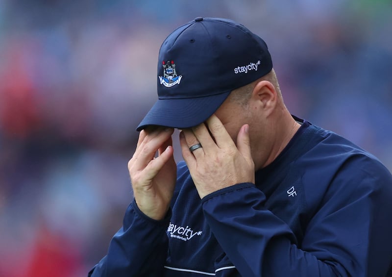 Dublin's manager Dessie Farrell. Photograph: James Crombie/Inpho