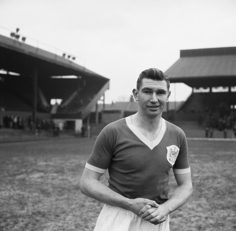 John Atyeo broke Irish hearts with a late goal at Dalymount Park. Photograph: Evening Standard/Getty