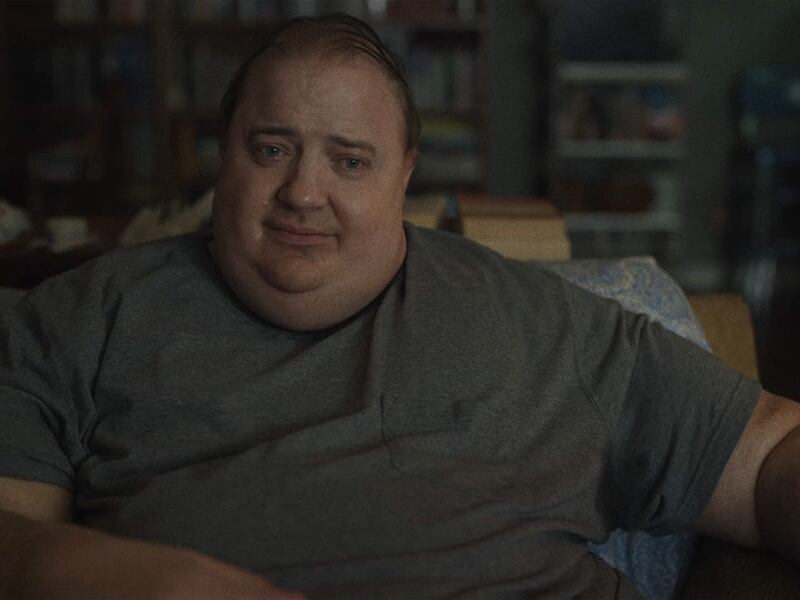 Brendan Fraser in The Whale. Photograph: PA Photo/A24