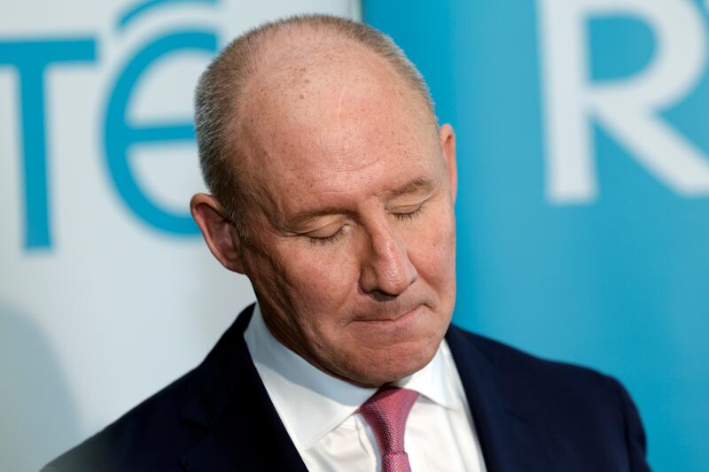 Fianna Fáil candidate Jim Gavin withdrew from the presidential election on Sunday night. Photograph: Conor O'Mearain/ PA Wire

