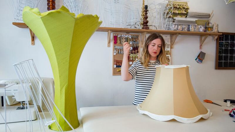 Sarah O’Dea at work. Photograph: Brenda Fitzsimons