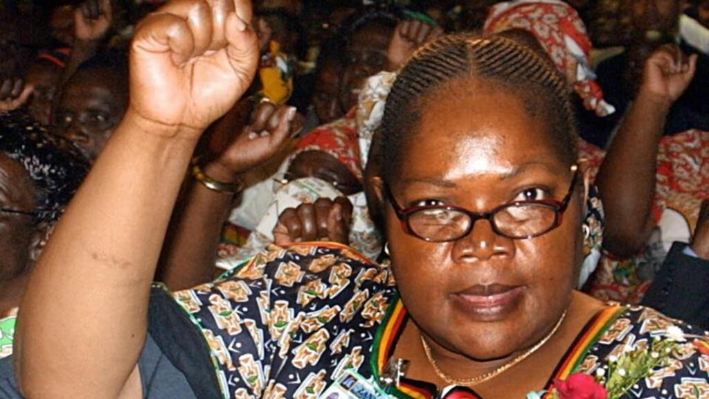 Joyce Mujuru: Until recently she was considered the leading contender to take over from Robert Mugabe. Photograph: Getty Images)