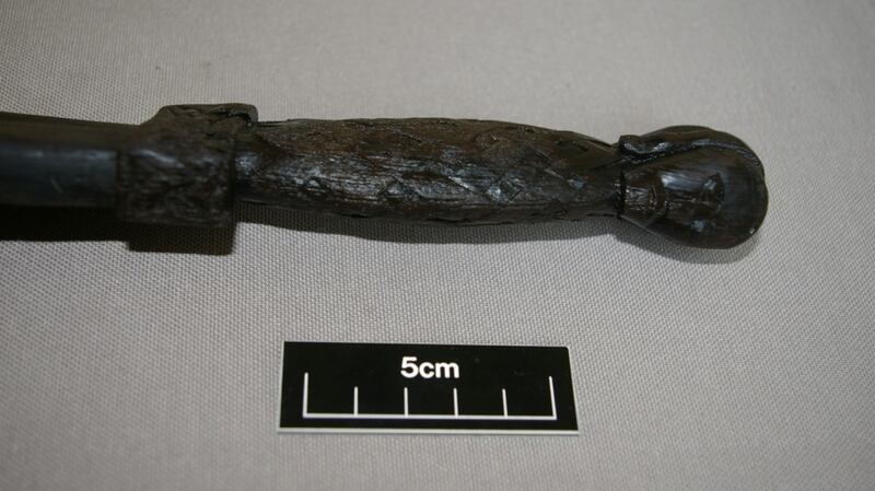 The weaver’s sword found at the site of the former Beamish and Crawford brewery in Cork city. Photograph: courtesy of BAM Ireland