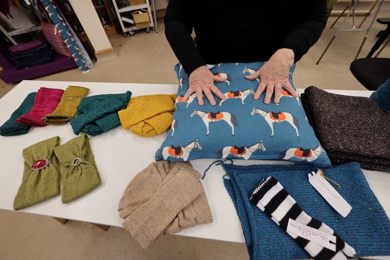 Traveller identity is essential to Shuttleknit's choice of colour and design. Photograph: Alan Betson