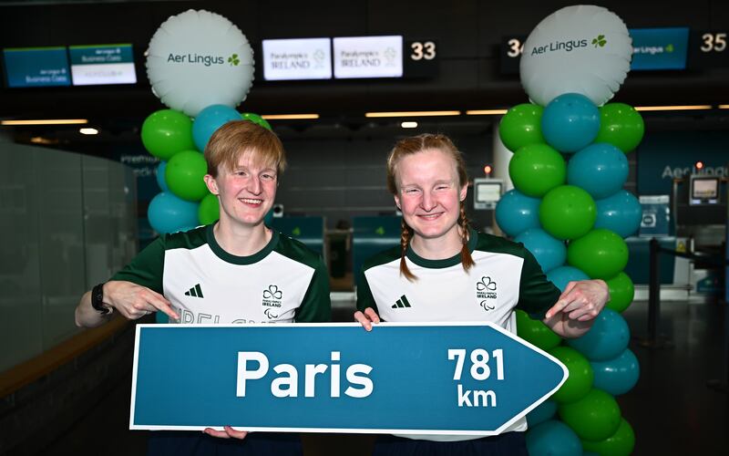 Judith MacCombe pictured with Chloe MacCombe. Photograph: Harry Murphy/Sportsfile