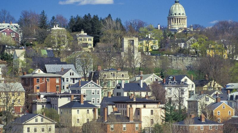 The historic east side of Providence, Rhode Island