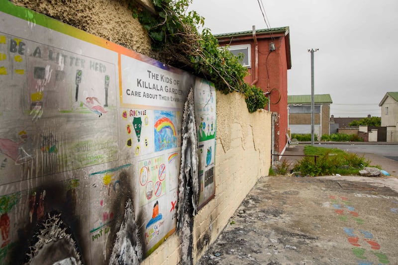 Locals say their children have been bullied in school because of the dereliction. Photograph: Daragh Mc Sweeney/Provision