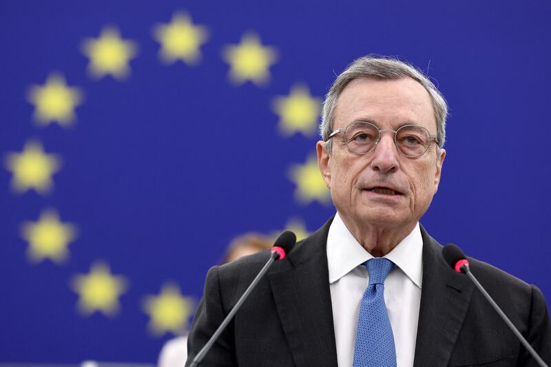 Mario Draghi: seen as a safe pair of technocratic hands. Photograph: Frederick Florin/AFP/Getty